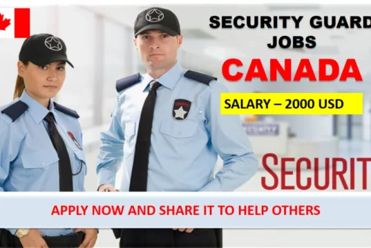 Security Industry: Entry-Level Jobs in Canada for Immigrants Without Certificates